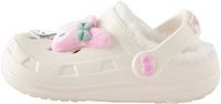 Next - Meisjes - Hello Kitty and Friends pantoffelklompen met voering van imitatiebont - Crème