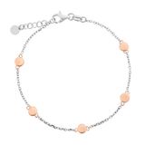 Orphelia ZA-7385 - Armband Bicolor - Zilver 925 - 18.5 cm