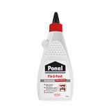 Ponal Fix & Fest houtlijm, direct hechtende houtlijm voor binnen, gel-achtige lijm ideaal voor verticale oppervlakken, transparant opdrogende lijm in 500 g fles