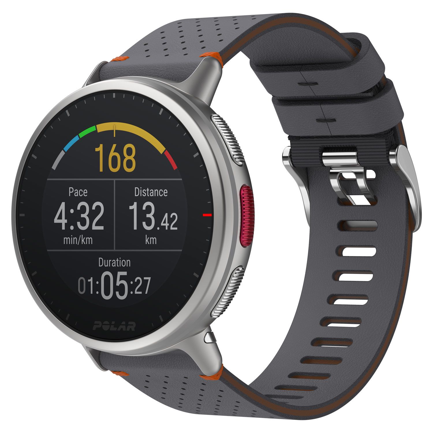 Polar Vantage V2 Shift Edition - Sport Watch - Grey/Orange - M/L