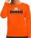 Bellatio Decorations Koningsdag sweater dames - oranje - S