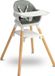 BRAVO Chaise haute enfant Gris