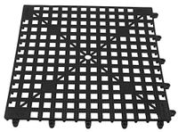 The Bars Bars muismat, kunststof, zwart, 33 x 33 x 1 cm