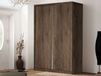 Karl Armoire 2 portes coulissantes chêne lefkas