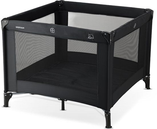 Deryan Kinderbox - Inklapbare box - 100x100cm - Zwart