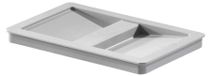 Hailo Biomülleimer Kitty 1069609 Universaldepot Deckel grau 142 x 230 mm