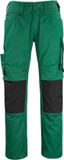 Mascot Pantalon de travail Unique avec poches genoux 12179-203 - Vert/Noir - C56