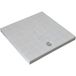 Jardibric - Couvercle prédécoupé 28 x 28 cm – Pour gouttière – Regard 30 x 30 cm – Sortie de descente facilitée