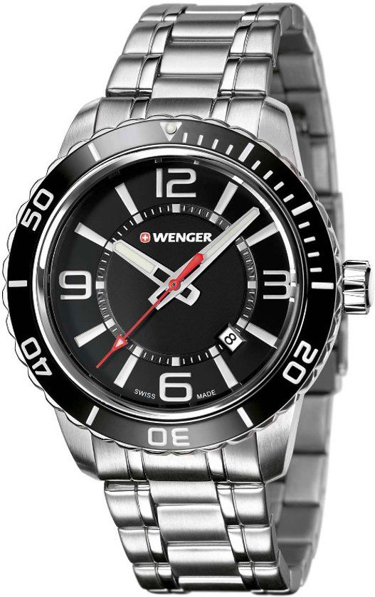 Wenger Roadster 01.0851.118 - Herenhorloge - Grijs