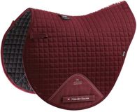 Premier Equine Zadeldek voor paarden in effen katoen Close Contact X-Country - Full - Bordeauxrood