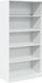 vidaXL Kledingkast - 100x50x200 cm - Bewerkt Hout - Wit