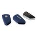 Volkswagen 5H0087012530 Sleutelhoes van siliconen voor 3 knoppen met VW-logo, donkerblauw
