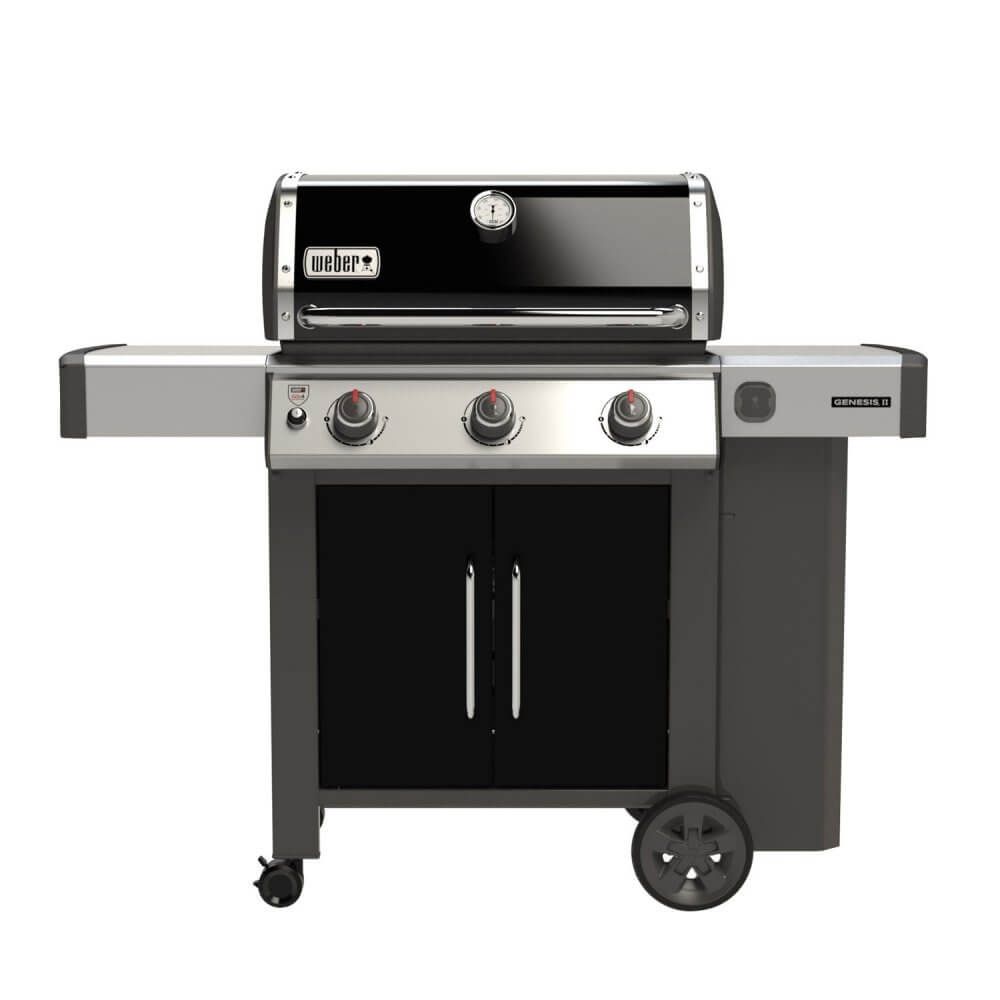 Weber Genesis II E-315 GBS Black Gas BBQ Grill - Black