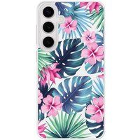 Samsung Galaxy S24 Tropical aquarelle reinforced case with sublimation printing