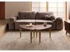 BUTTERFLY Table basse en placage bois de noyer véritable 120x70x45 marron laqué #115