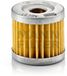 MANN-FILTER Filtre à huile MH 51 pour Suzuki DR 100 DR 125 DR 200 DR-Z 125 GN 125 GN 250 AN 400 Burgman | Suzuki LT 125 LT 185 ATV Quad | OEM 16510-05240 | 16510-05240-000