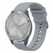 By Qubix Qubix - Soft Siliconen Bandje - 18mm - Grijs - Geschikt voor Garmin Venu 4 - 41mm