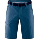 Maier Sports Huang heren wandelbroek, outdoorshort met geïntegreerde riem, trekkingbroek
