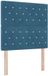 vidaXL - LED Hoofdbord - Donkerblauw - 90 cm - Fluweel