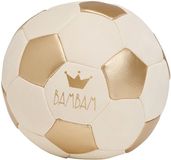 BAMBAM Baby voetbal wit met goud