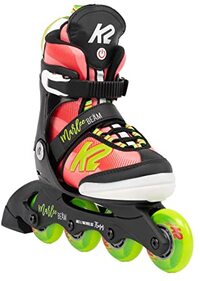K2 Skate meisjes Marlee Beam inline skates, rood-groen, S (EU: 29-34 / UK: 10-1 / US: 11-2)