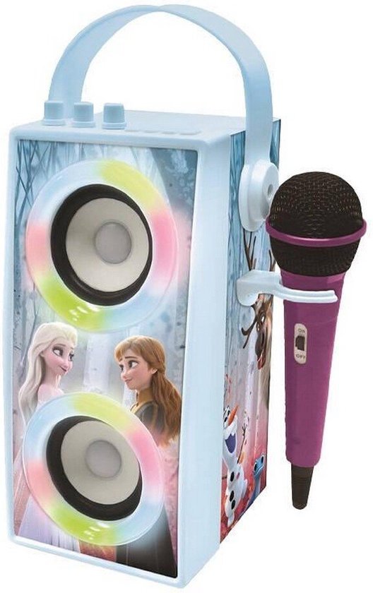 Lexibook Disney Ice Queen Draagbare Bluetooth® Speaker met Microfoon en Verbluffende Lichteffecten