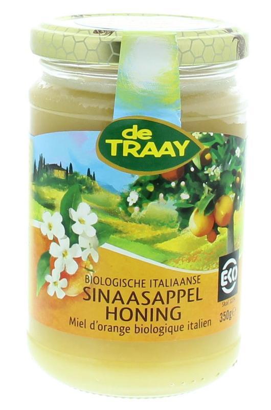 De Traay Honing Sinaasappel Italiaanse Biologisch 350gr