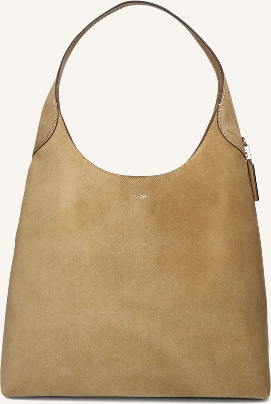 Coach Brooklyn Bag 39 Schoudertas Dames Suède Camel