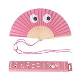 Fisura – Ventilateur avec imprimé œil rose