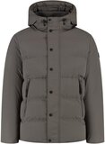 PURE PATH Activewear Hooded Jacket Men - Winter Jacket - Taupe - Size M