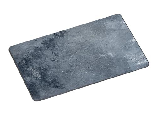KESPER 36361 glazen snijplank 28,5 x 19 cm motief BETON