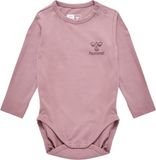 Hummel Kinderbody Hmlmino L/S 226037 Lange Mouw Deauville Mauve Effen Mannen Kinderen