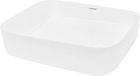 LuxeBath Lavabo carré sans trop-plein 50,5x39,5x13,5 mm Blanc céramique