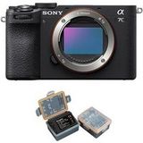 Sony a7C II Behuizing (Zwart) + Batterij Kingma 2000mAh (Sony NP-FZ100)