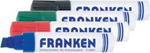 Franken Z1909 boardmarker, navulbaar, lijndikte: 4-12, 4 stuks, rood/groen/blauw/zwart
