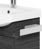 Planetmöbel Handdoekhouder 21 cm Geborsteld Zilvergrijs