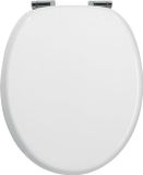 Merkloos Toiletbril - WC Deksel - Comfortabel Zitten - Softclose Mechanisme - Universeel - Wit