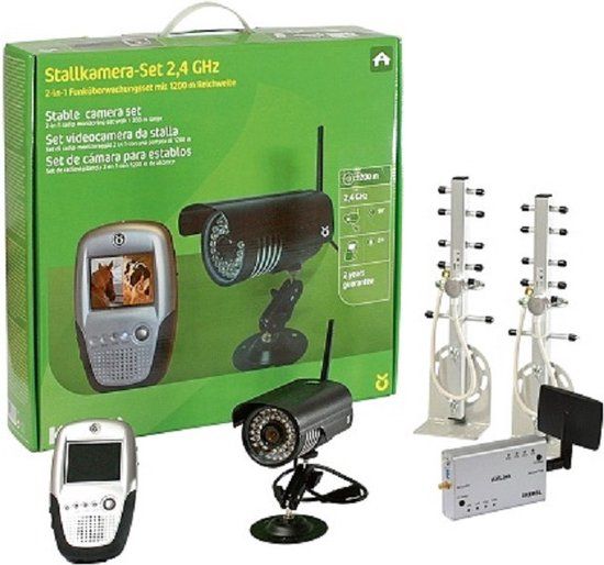 Kerbl Camerapakket voor Stal en Aanhanger 2,4 Ghz