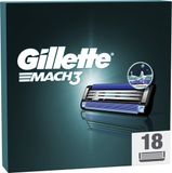Gillette Mach3 Scheermesjes - 18 Stuks - Zilver