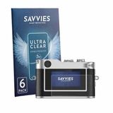 Savvies Screenprotector voor Rollei Mini Digital Camera - Folie Beschermfolie transparant 6 Stuks