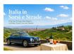 Italia in Sorsi e Strade - Volume 1: A Journey Through Italy's 20 Regions via Drinks, Classic Cars, and Lifestyle