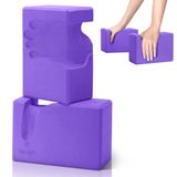 Yes4All Yoga Blokken 2 Pack Polsondersteuning, Comfort en Grip Kracht, EVA Foam Blokken Pilates Yoga Baksteen Yoga Accessoires
