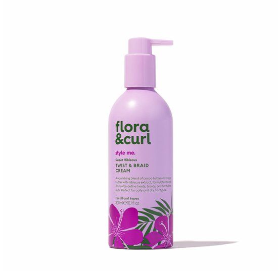 Flora &amp; Curl Flora & Curl Sweet Hibiscus Twist & Braid Cream - 300 ml