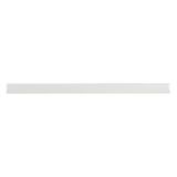 Donau Universele klemrails, 10 stuks, klemrail DIN A4, 6 mm, voor ca. 60 vellen, klemlijst voor zichtwerende strepen, bevestigingsclips, pvc, transparant