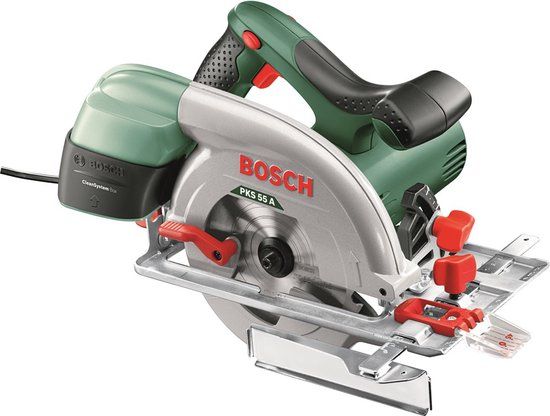 Bosch PKS 55 A Cirkelzaag - 1200W - 55mm zaagdiepte - Incl. 1 zaagblad