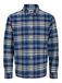 JACK & JONES Overhemd 'JPRBLunorris' blauw / saffier / wolwit