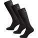 Camano Hoge sokken (3 stuks) heren, zwart (Black 05), 43-46