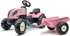 Falk Trekker met aanhanger, Country Star, roze