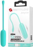 Pretty Love Joyce Vibrerend Eitje - turquoise