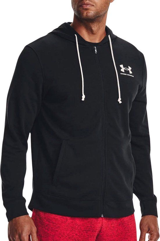 Under Armour Rival Terry Vest Heren - Zwart - XL